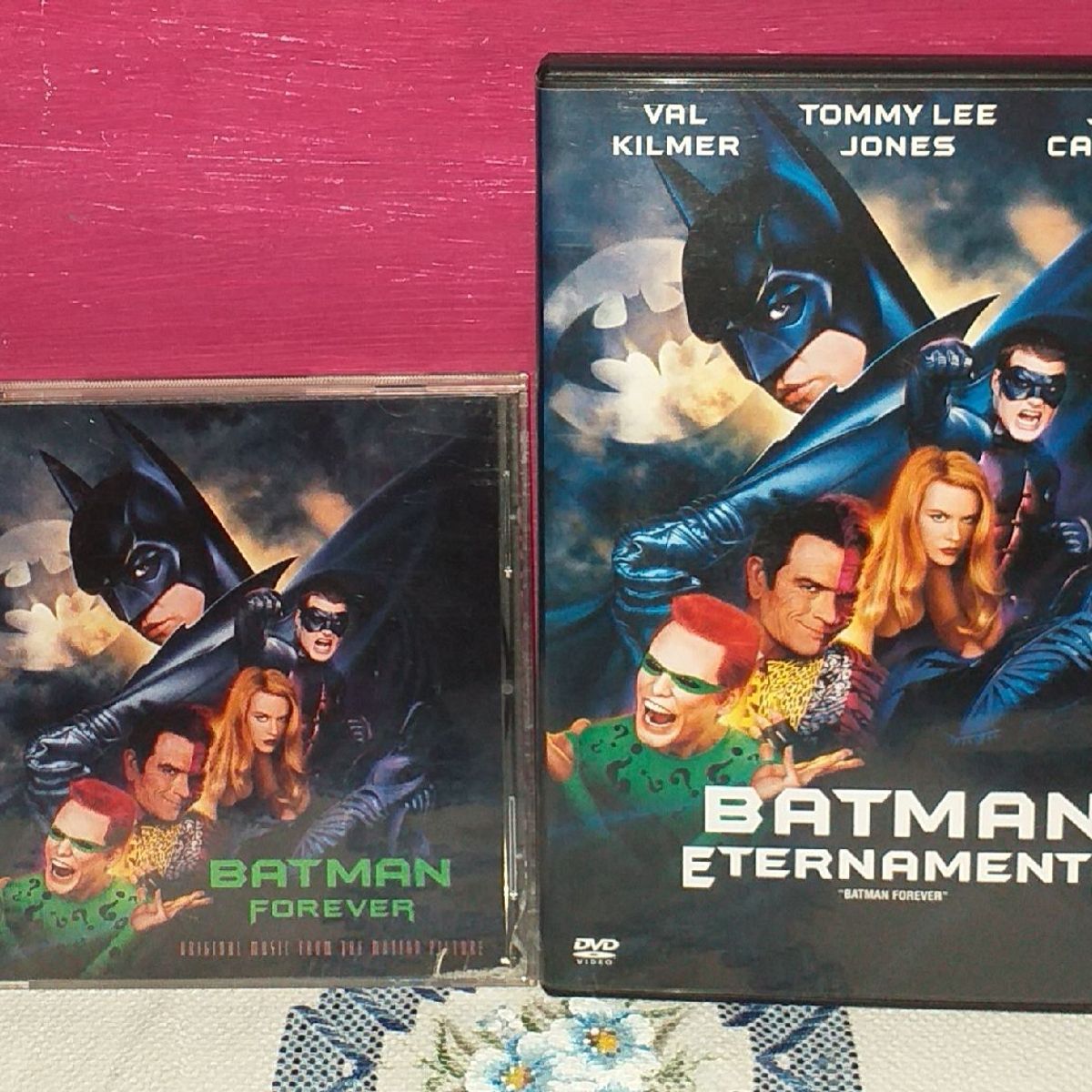 Combo Dvd Batman Eternamente e Cd Importado Batman Forever com a Trilha  Sonora Original do Filme | Item de Música Batman Usado 46662210 | enjoei