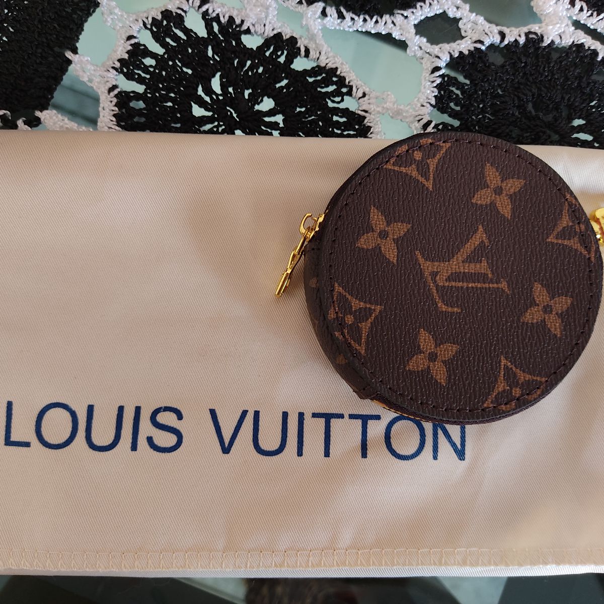 Porta-moedas Louis Vuitton Monograma