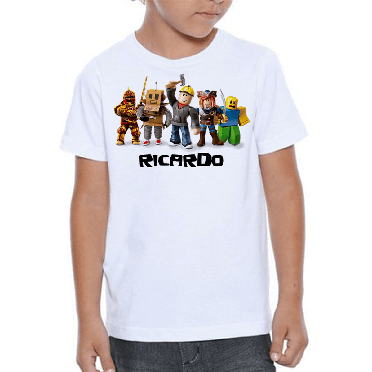 Camisas e Vestido Roblox - Família, Roupa Infantil para Menino Usado  72873395