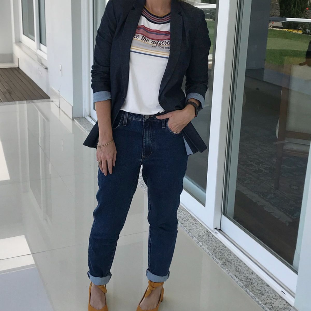 calça mom jeans damyller