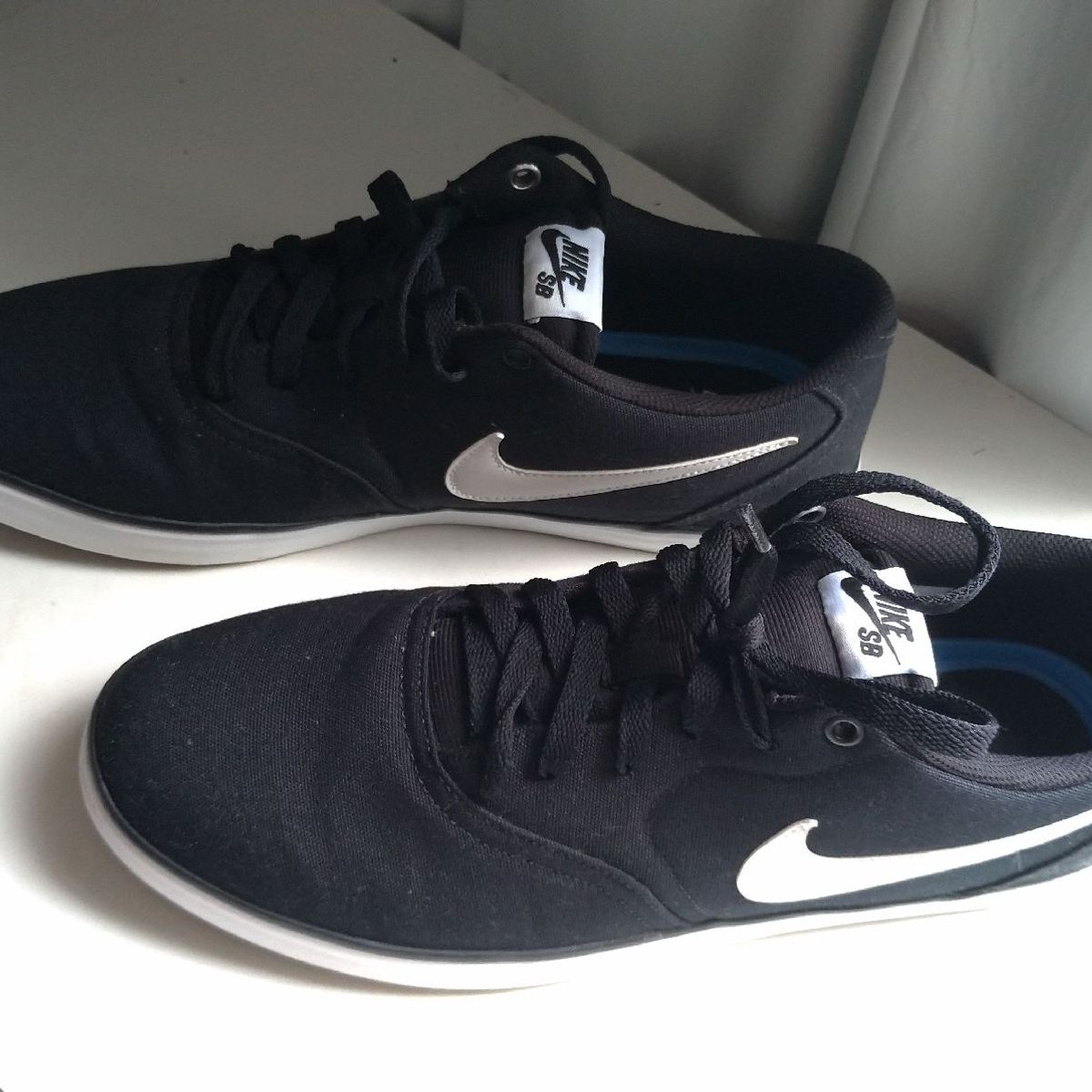 nike sb check solar cnvs preto