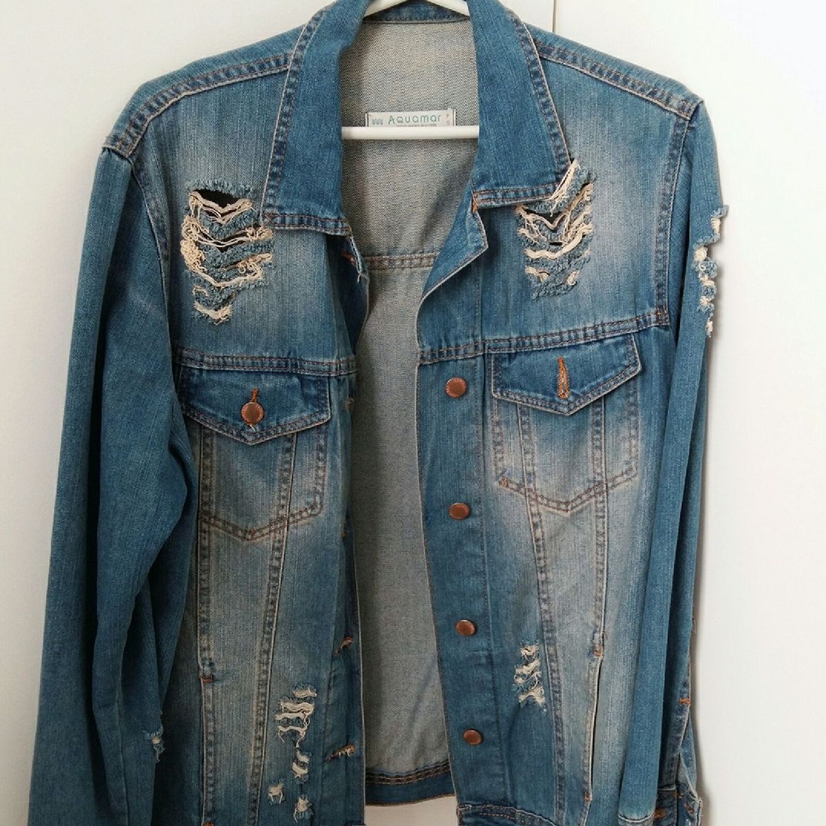 jaqueta jeans aquamar