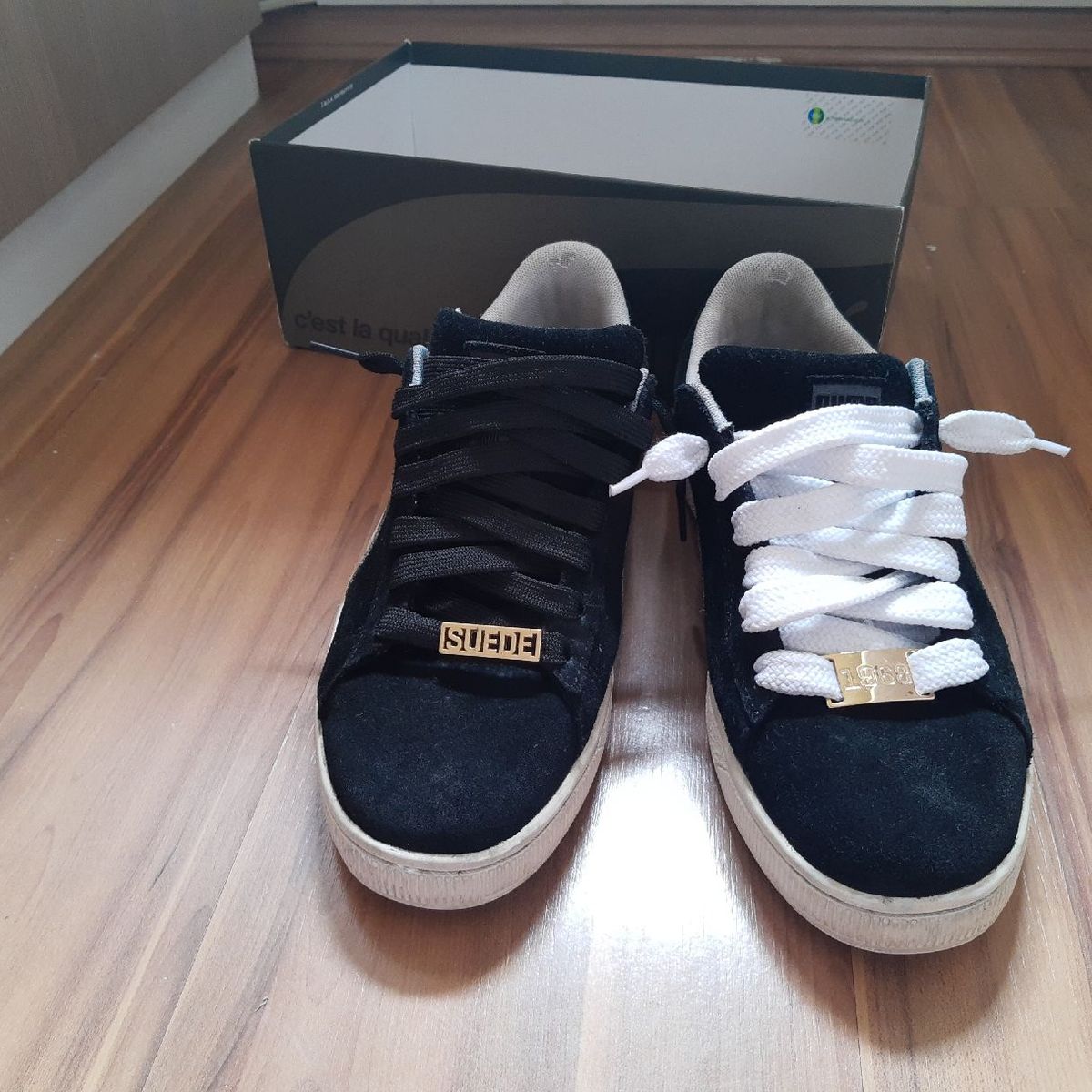 cadarço puma suede bboy