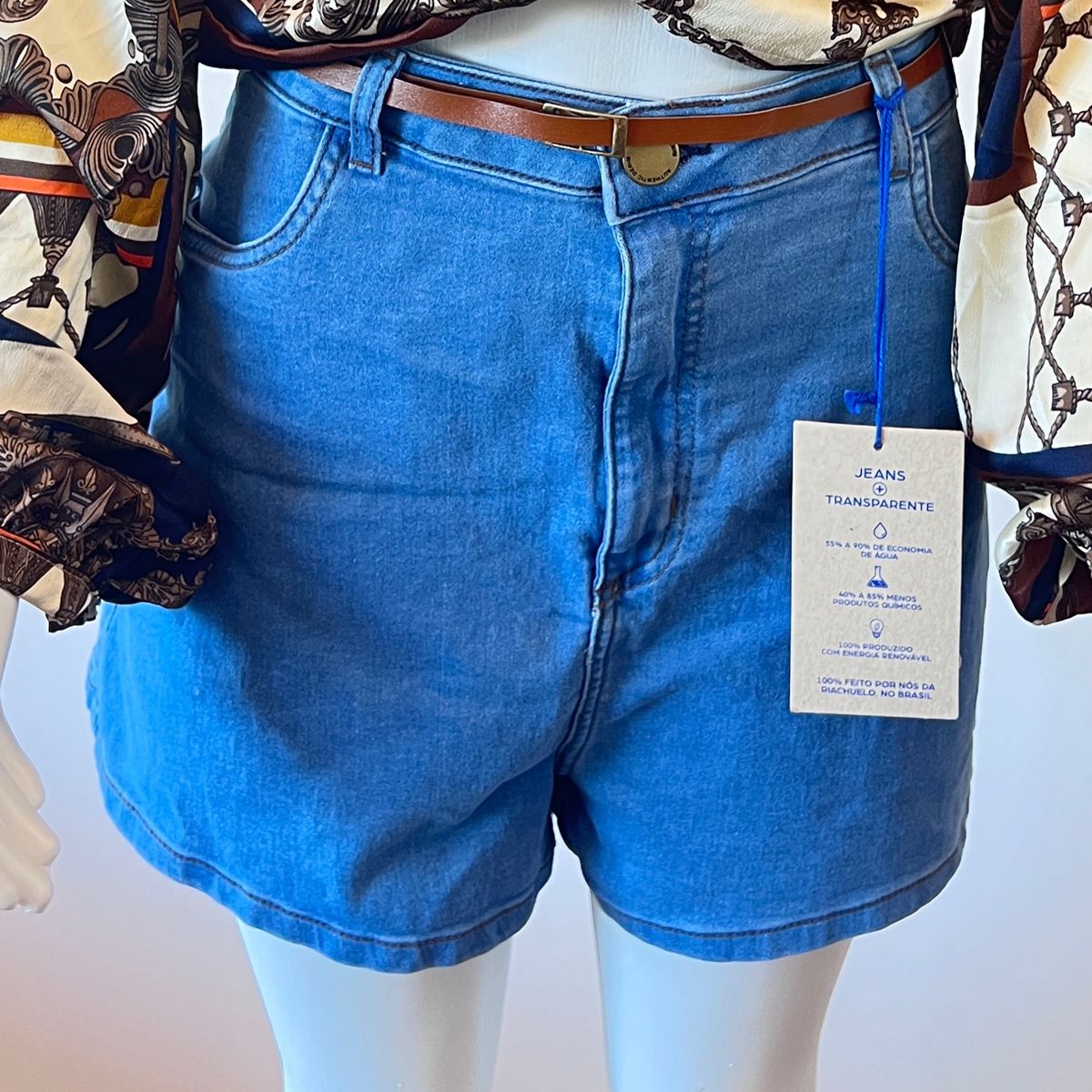 Short jeans best sale cintura alta riachuelo