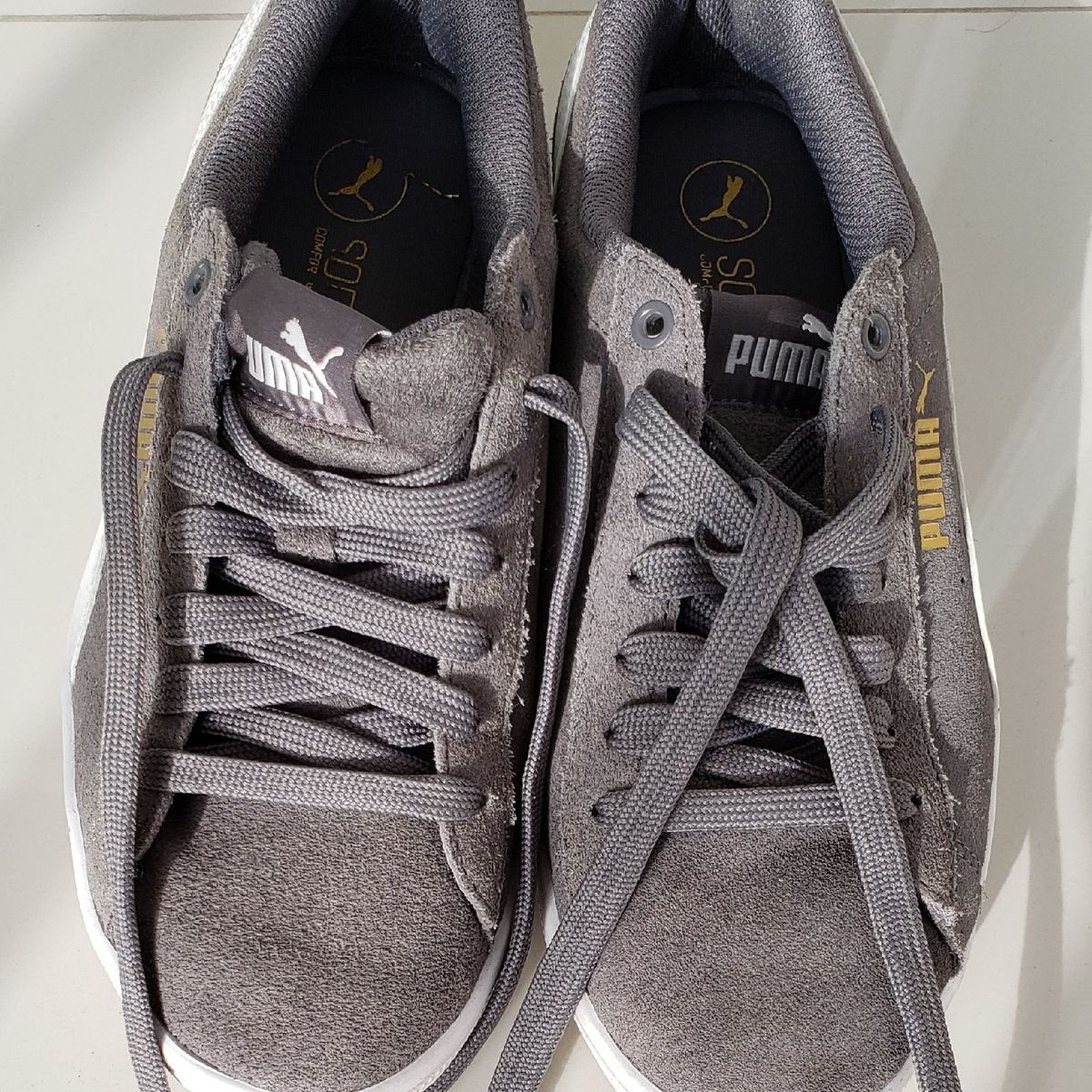 puma suede classic cinza