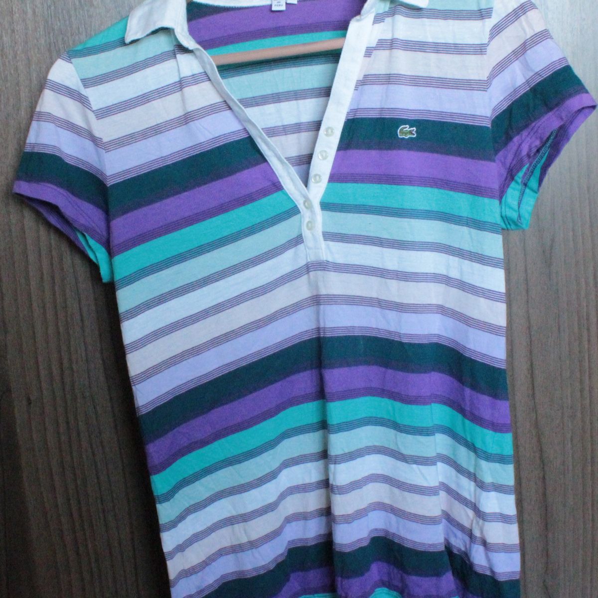 Blusa feminina best sale da lacoste colorida