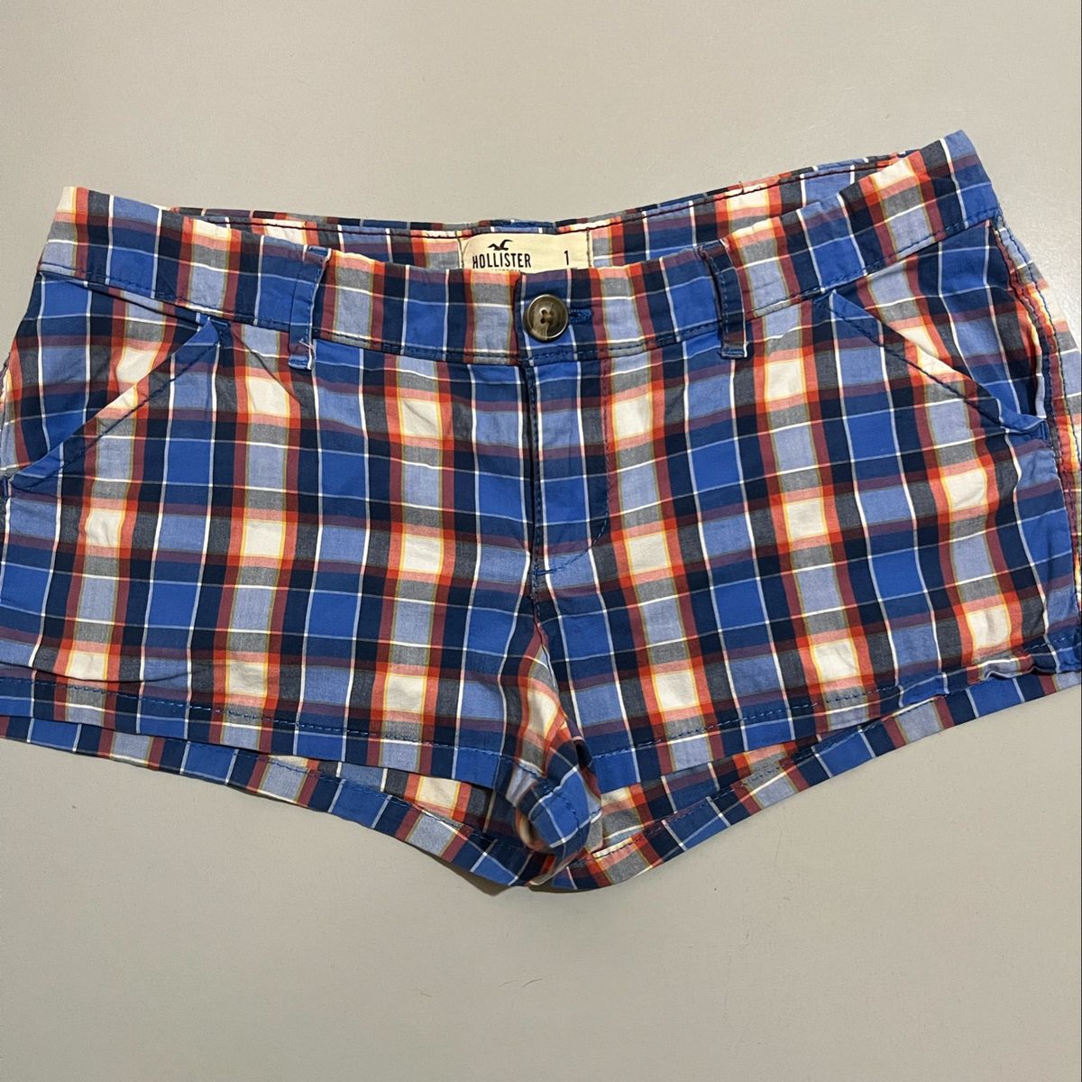 Hollister, Shorts, Hollister Plaid Mini Shorts