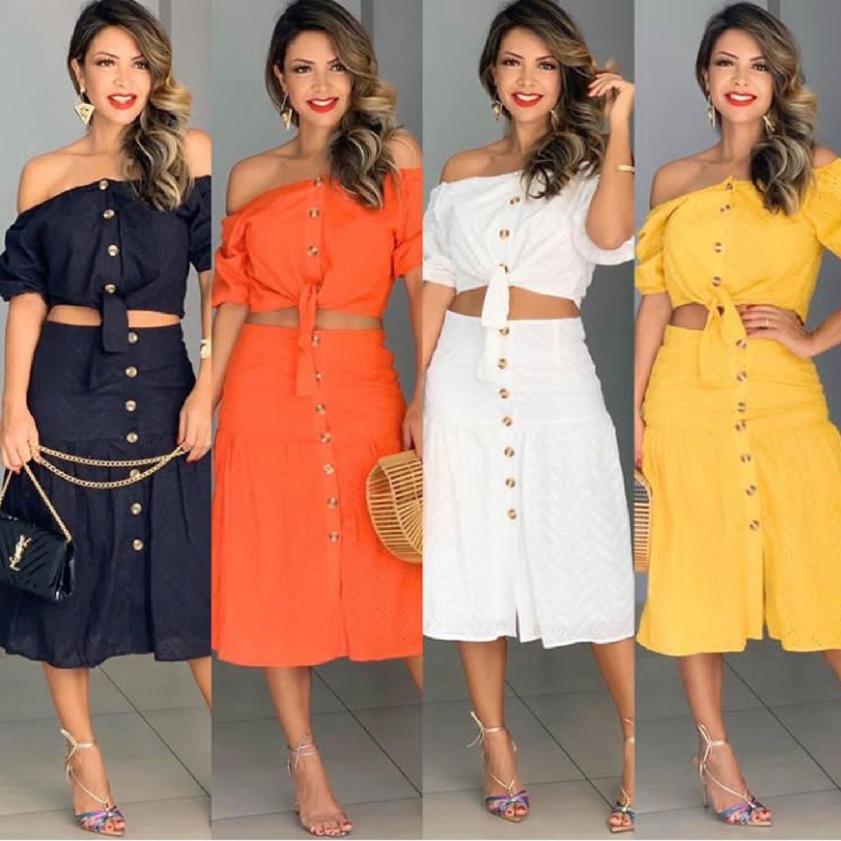 conjuntinho de viscose feminino