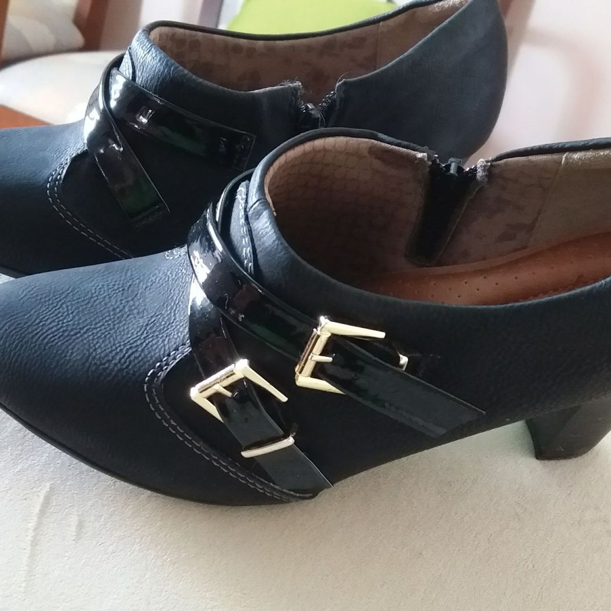 bota de couro piccadilly