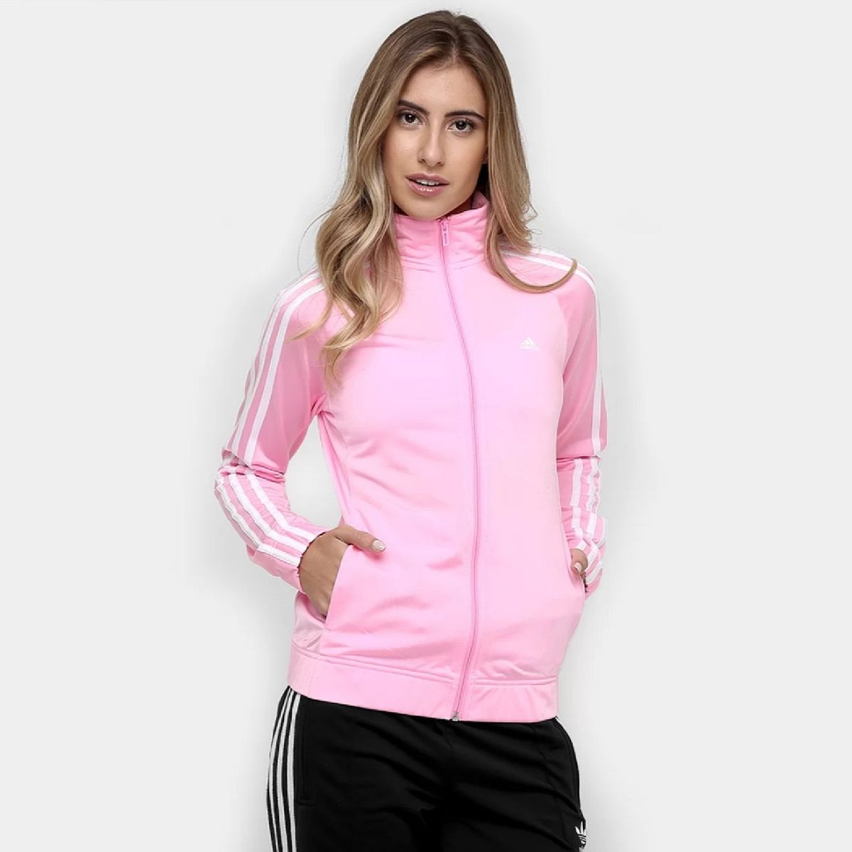 jaqueta adidas rosa