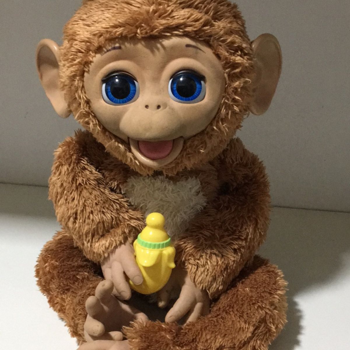 Fura Real Friends Macaca Mika Brinquedo Fur Real Friends Usado 35249440  enjoei