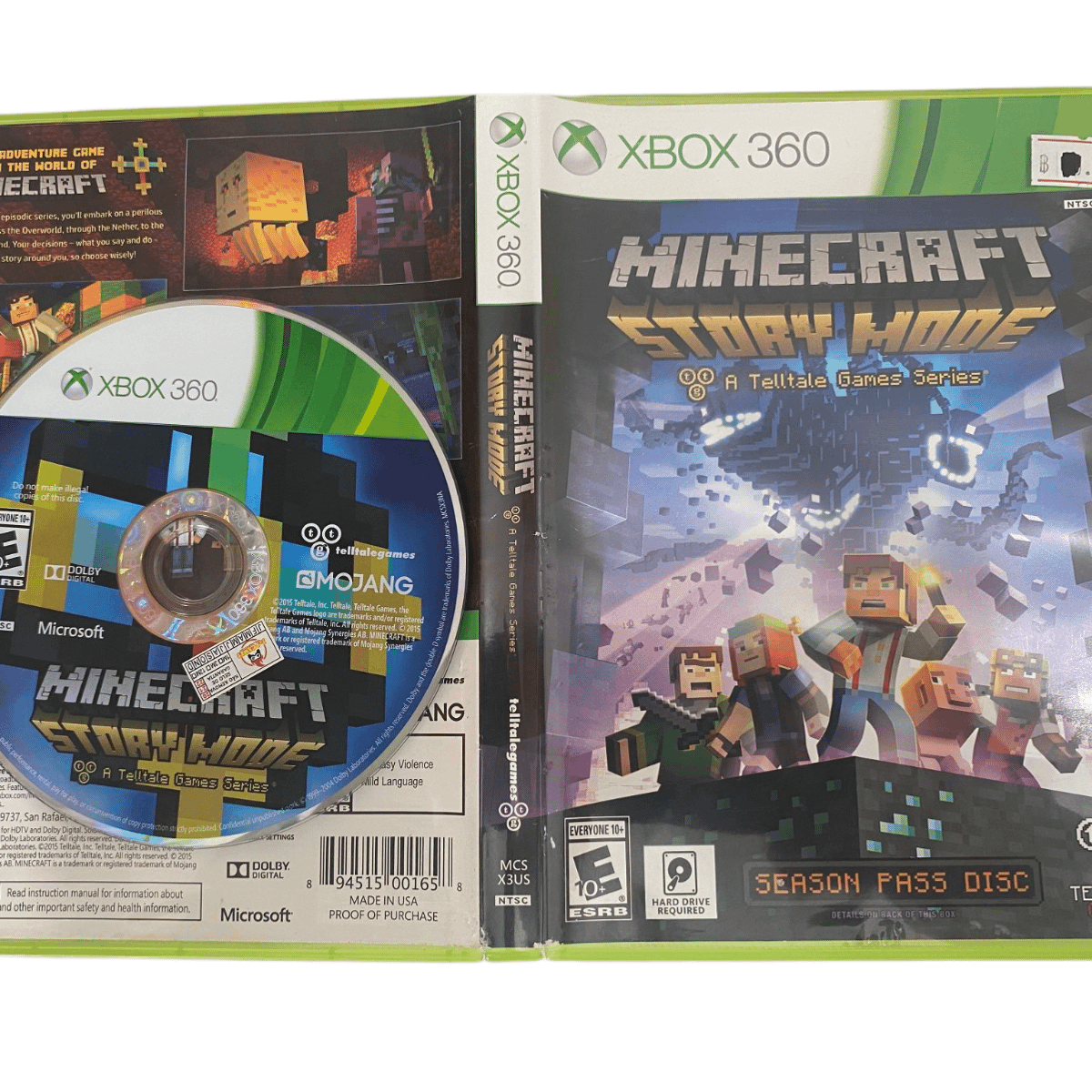 Dvd jogo minecraft o xbox 360