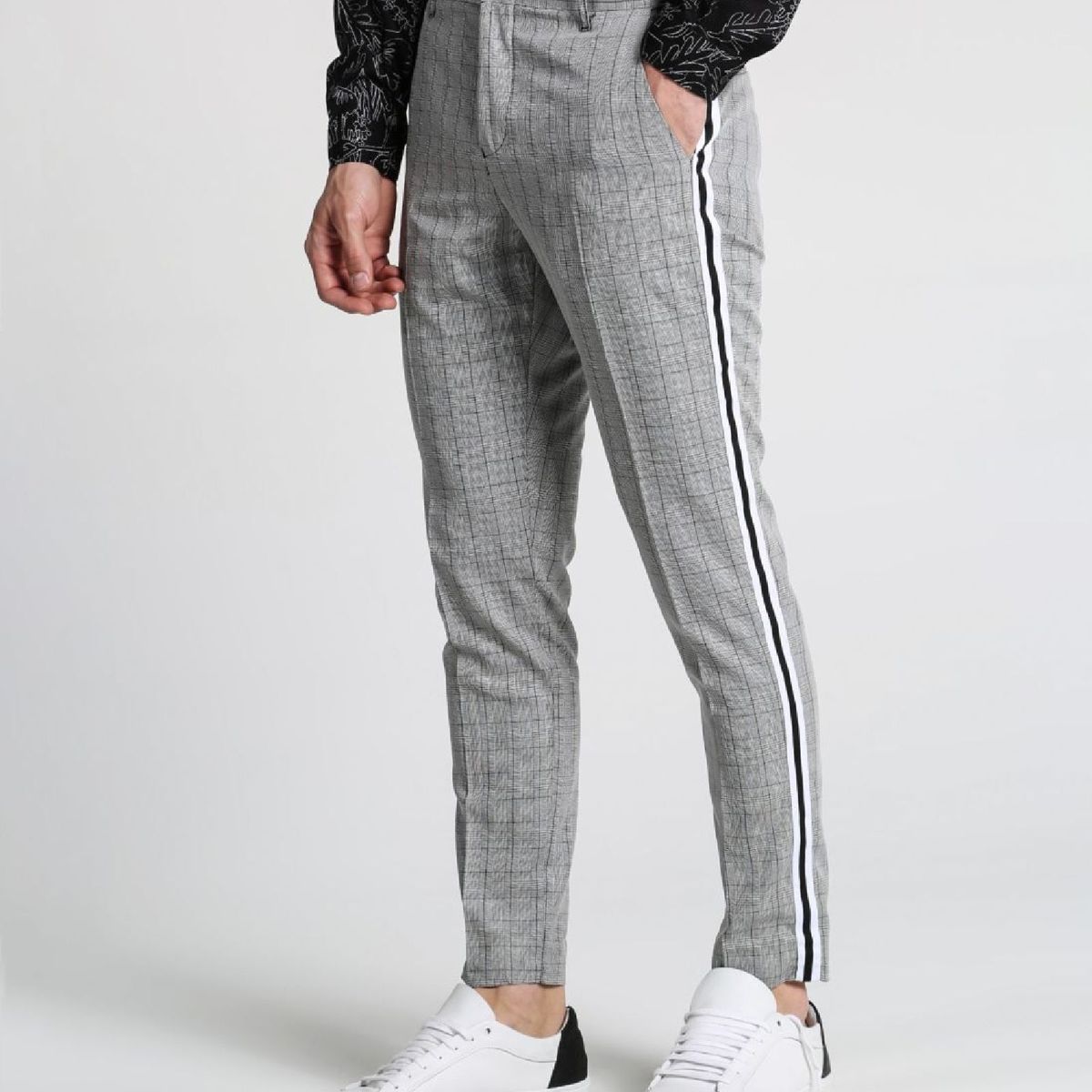 calça xadrez amarela riachuelo