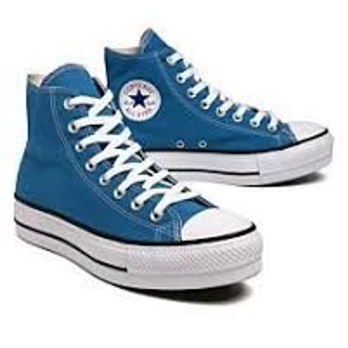 all star cano alto azul celeste