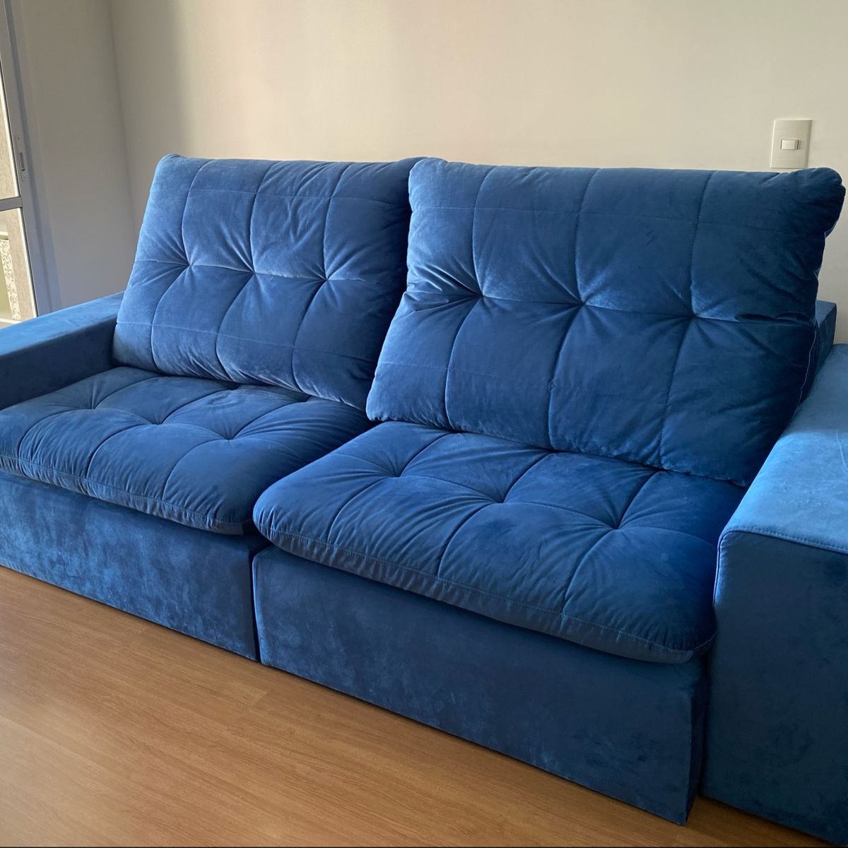 Sofa Azul - Perfeito! | Sofá Usado 40011122 | enjoei