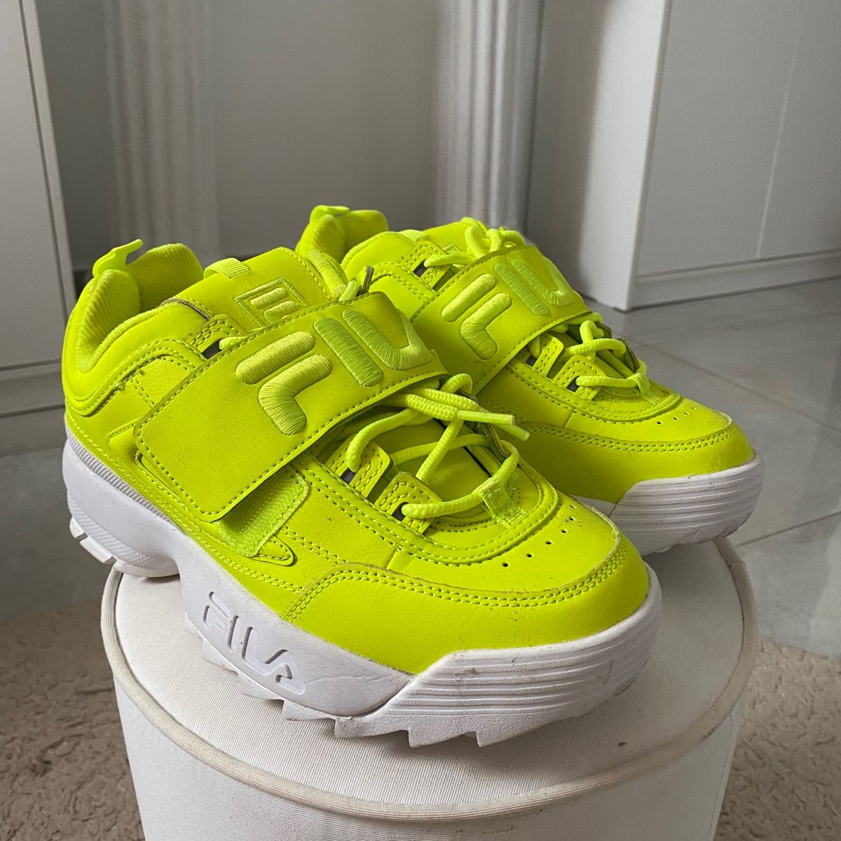 Fila disruptor cheap verde militar