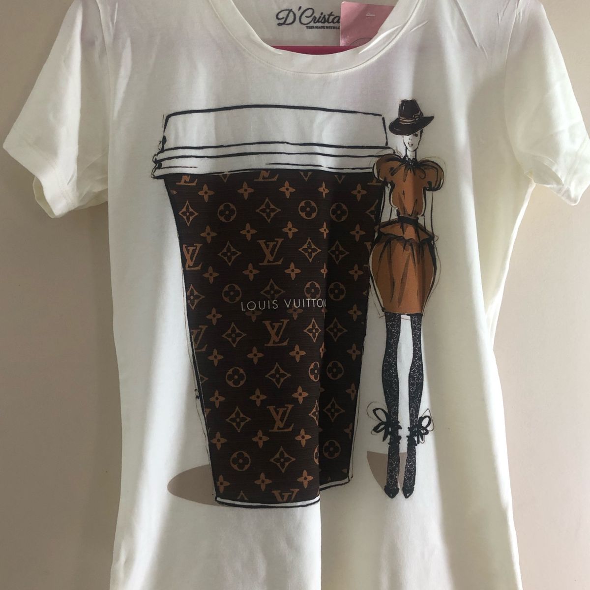 Camiseta Louis Vuitton, Camisa Feminina Louis-Vuitton Nunca Usado 38311272