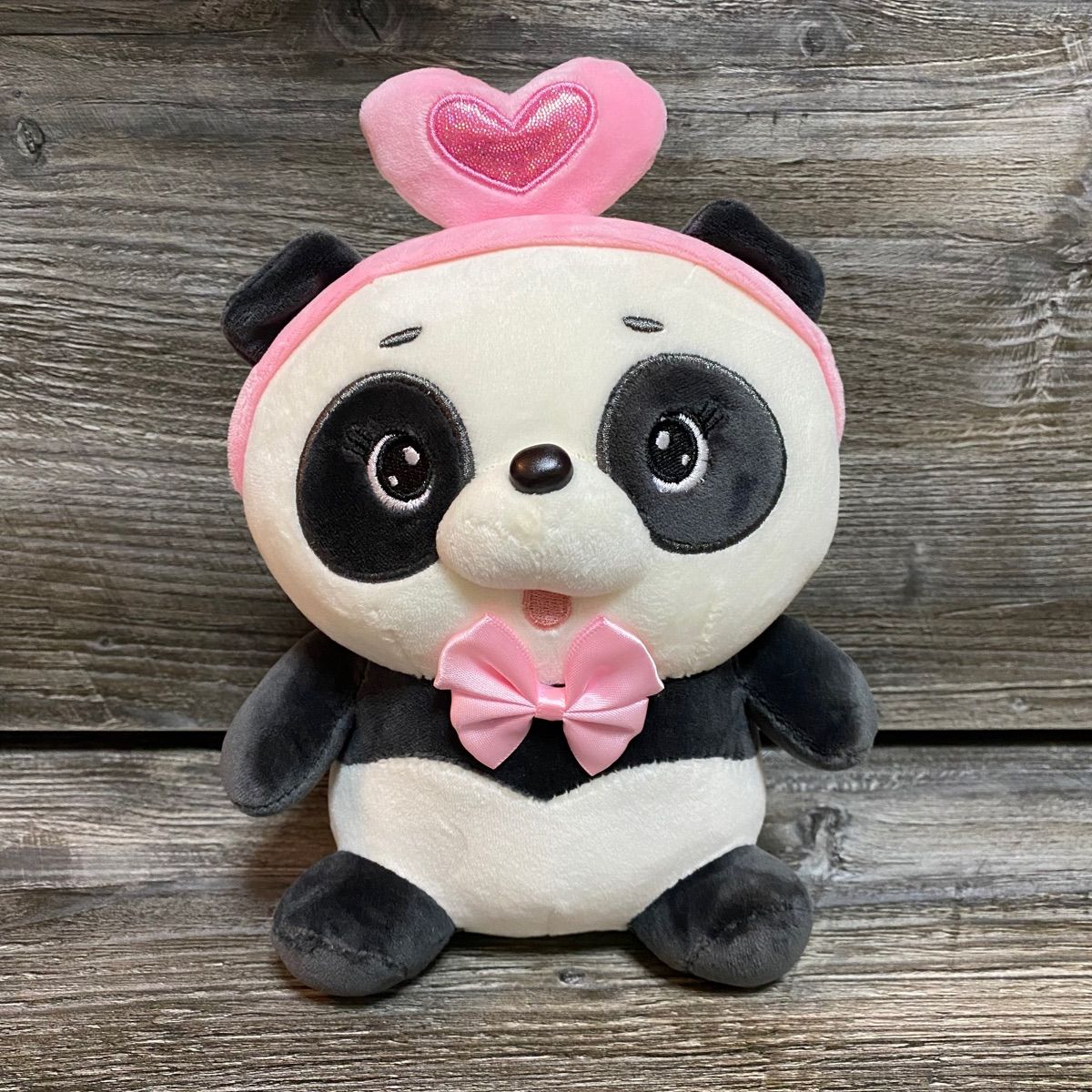 Pink panda hot sale toy