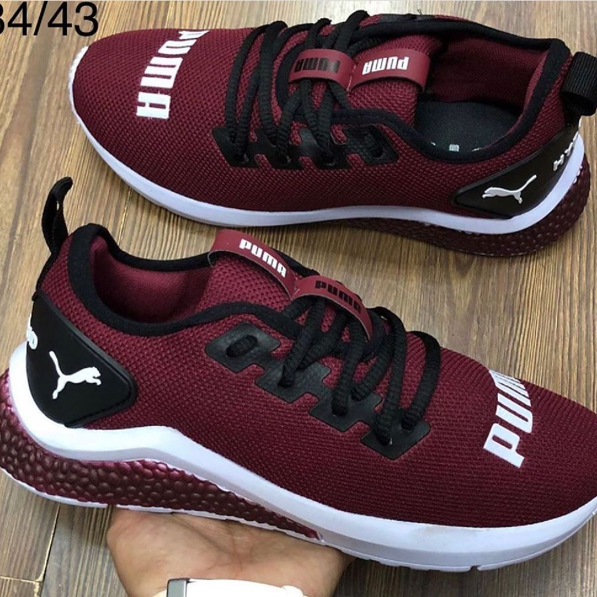 tenis puma cor vinho