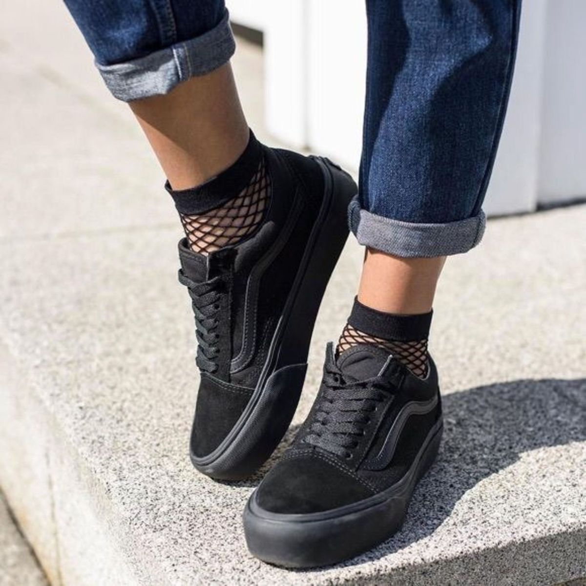 vans old skool todo preto