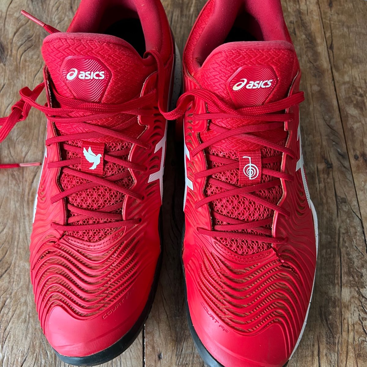 レッド asics 28.5 2 Court FF テニスシューズ