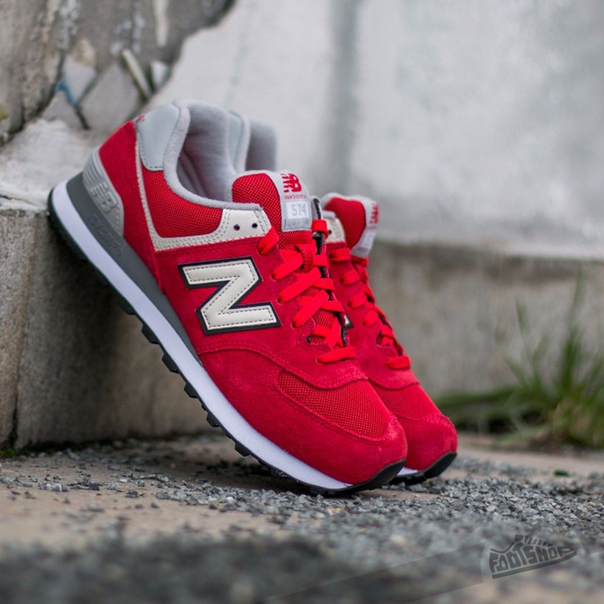 tenis new balance 574 vermelho