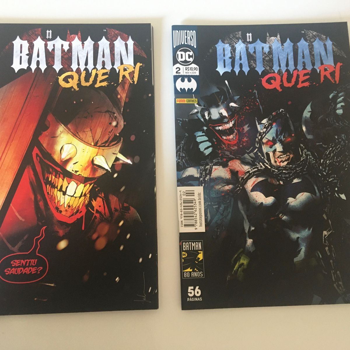 Batman Que Ri Vol 1 E 2 Livro Dc Comics Usado Enjoei