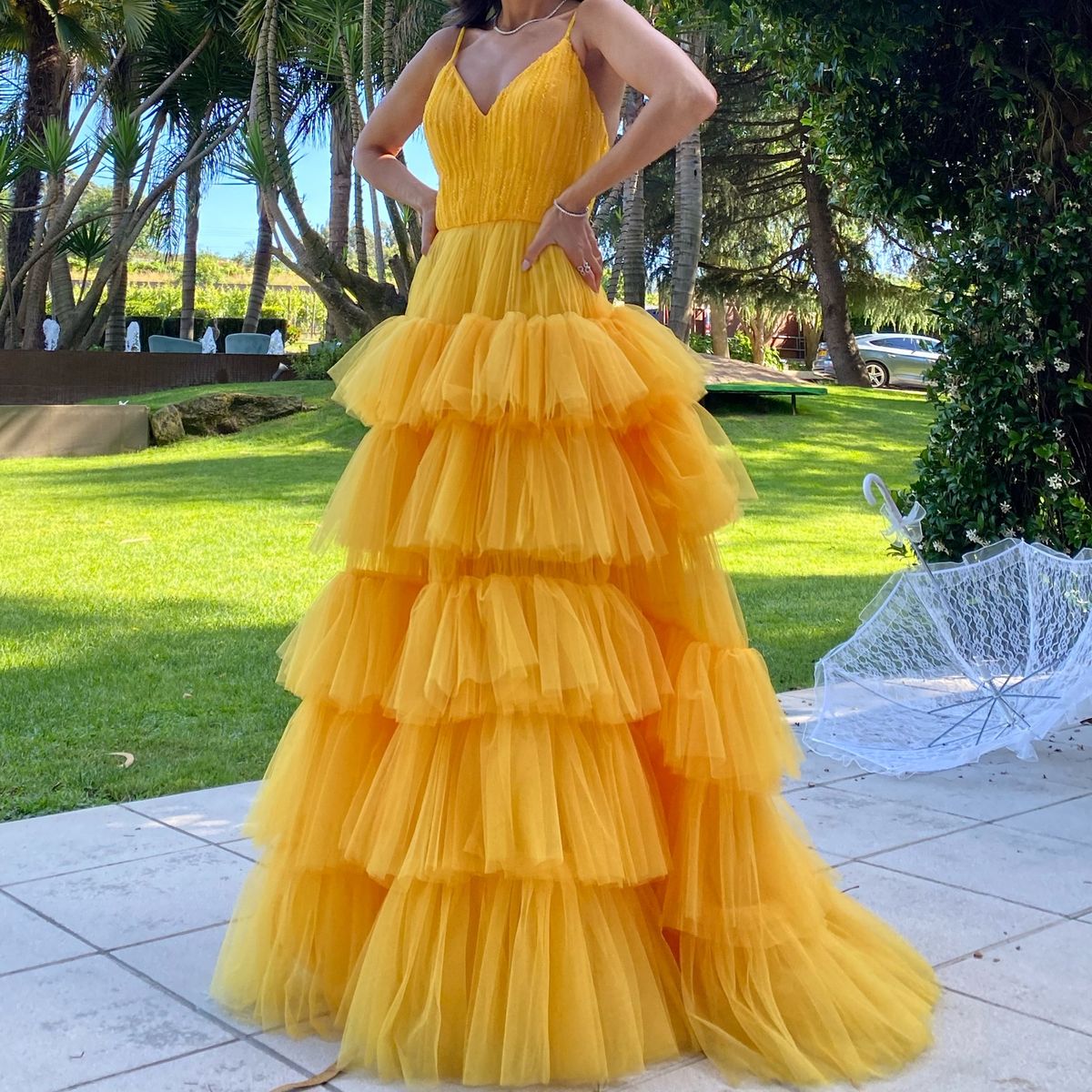 Vestido de Festa Pronovias Usado 97824703 enjoei