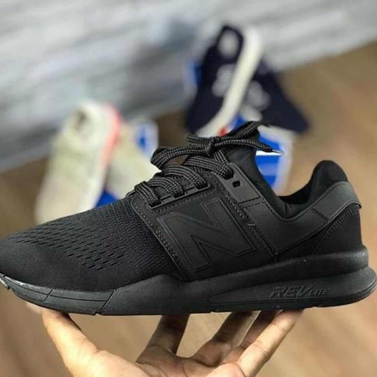 New balance 247 hot sale preto mercado livre