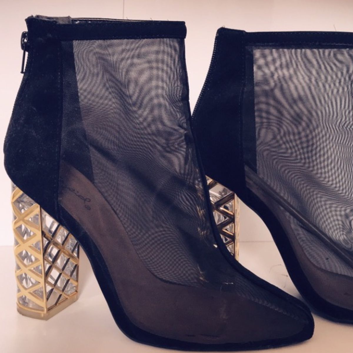 ankle boot transparente