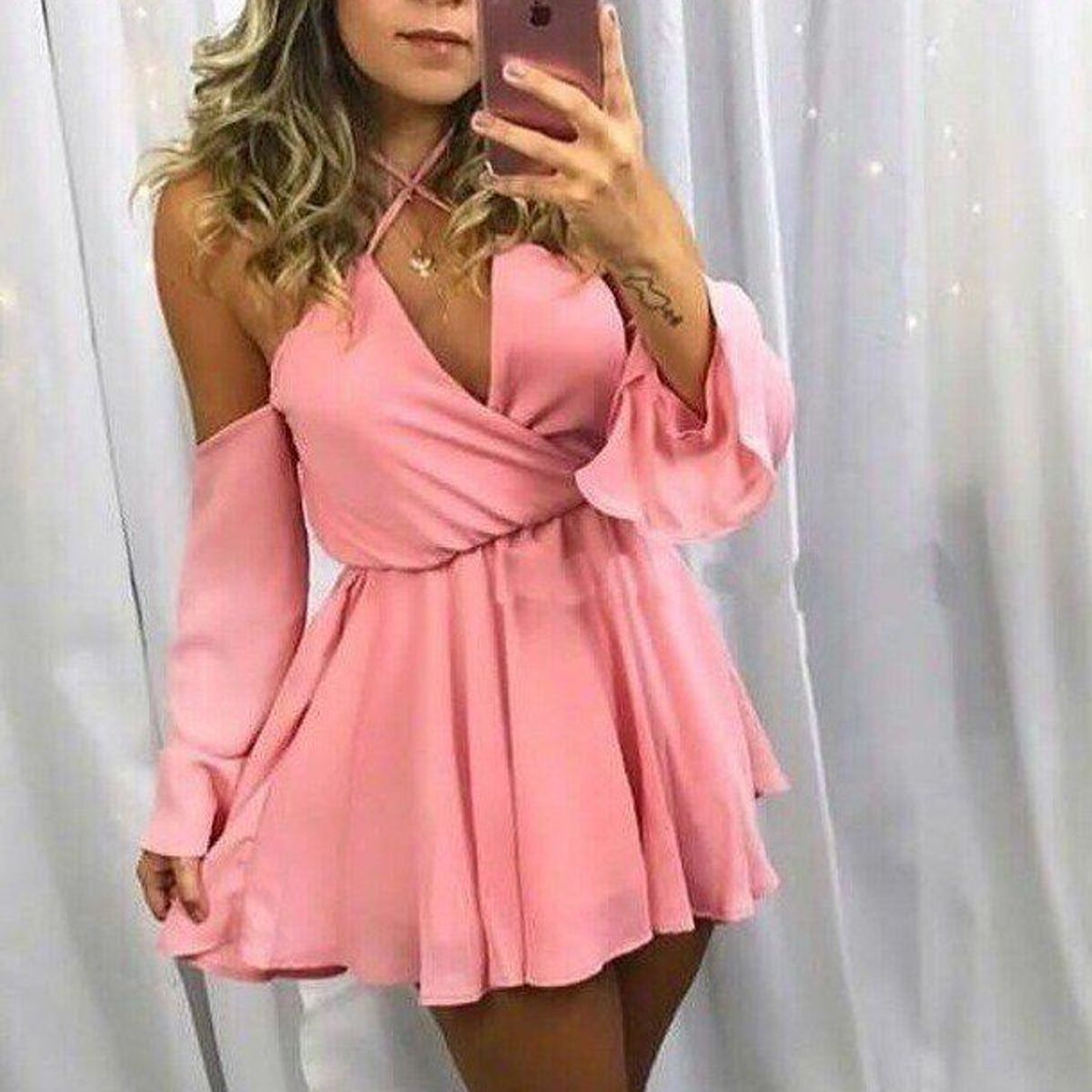 vestido neoprene moda evangelica