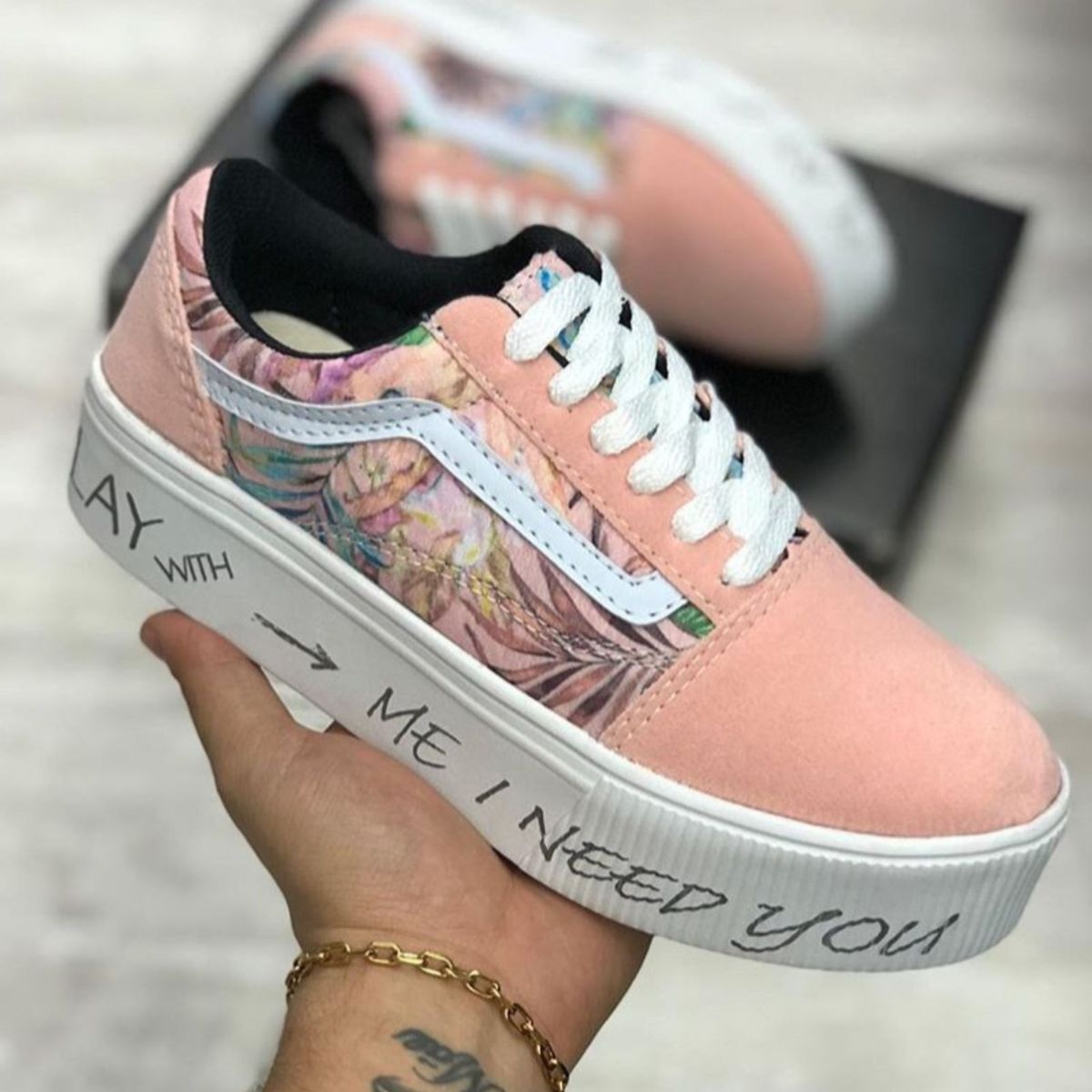 tenis vans rosa feminino