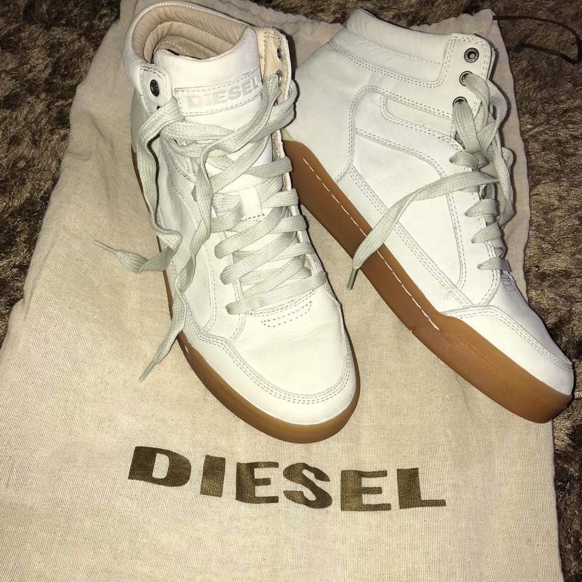 tenis diesel masculino cano alto