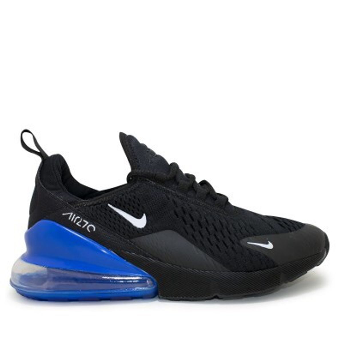 air max preto e azul