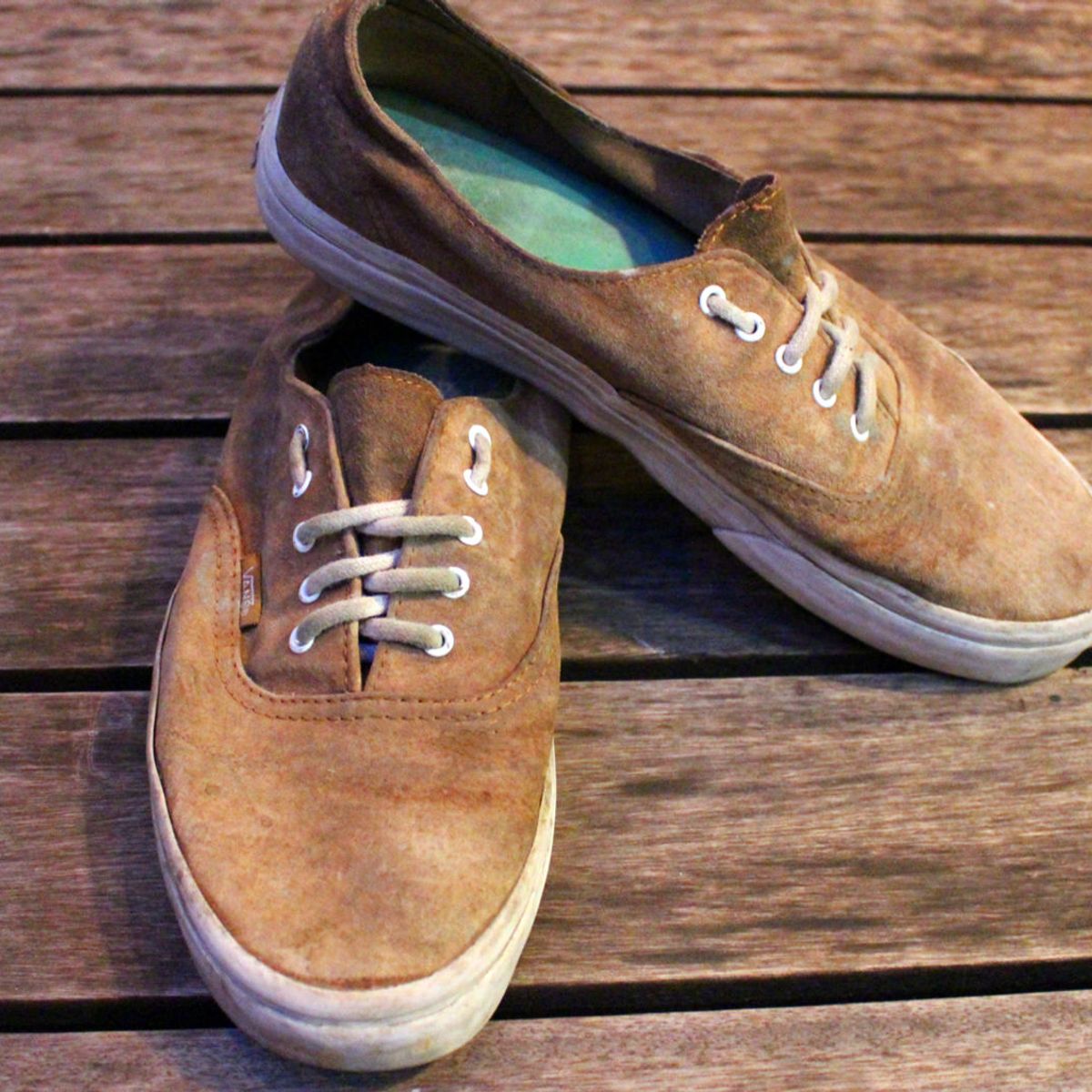 tenis vans marrom claro