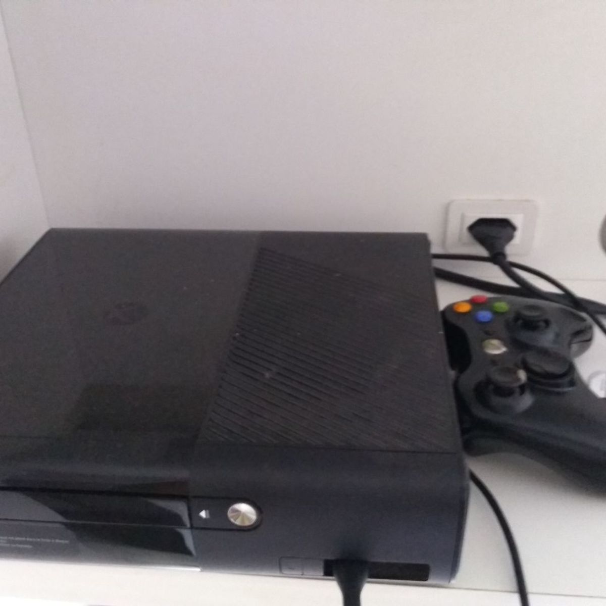 Xbox 360 Super Slim + Controle E Jogo Tudo Ok