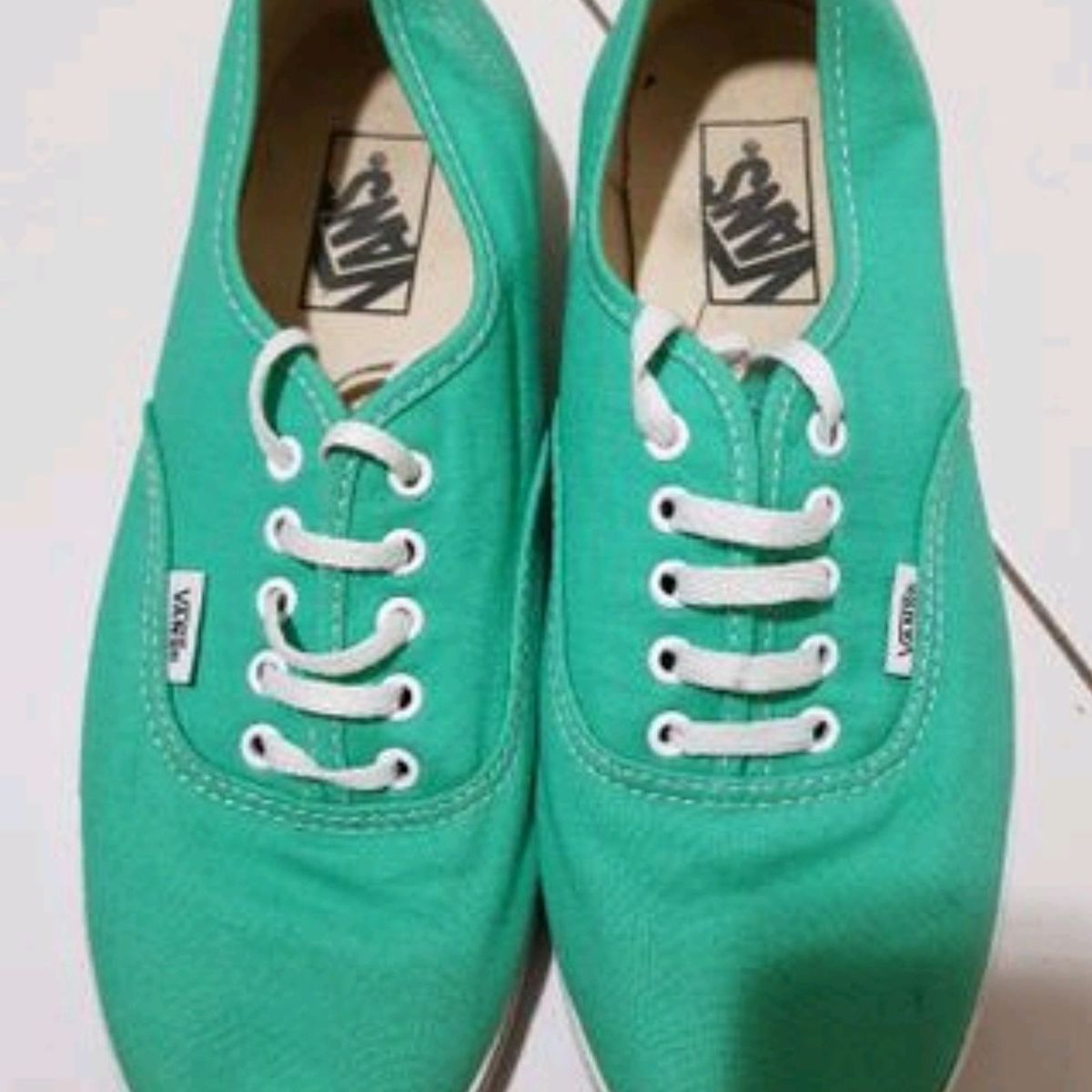 vans authentic azul piscina