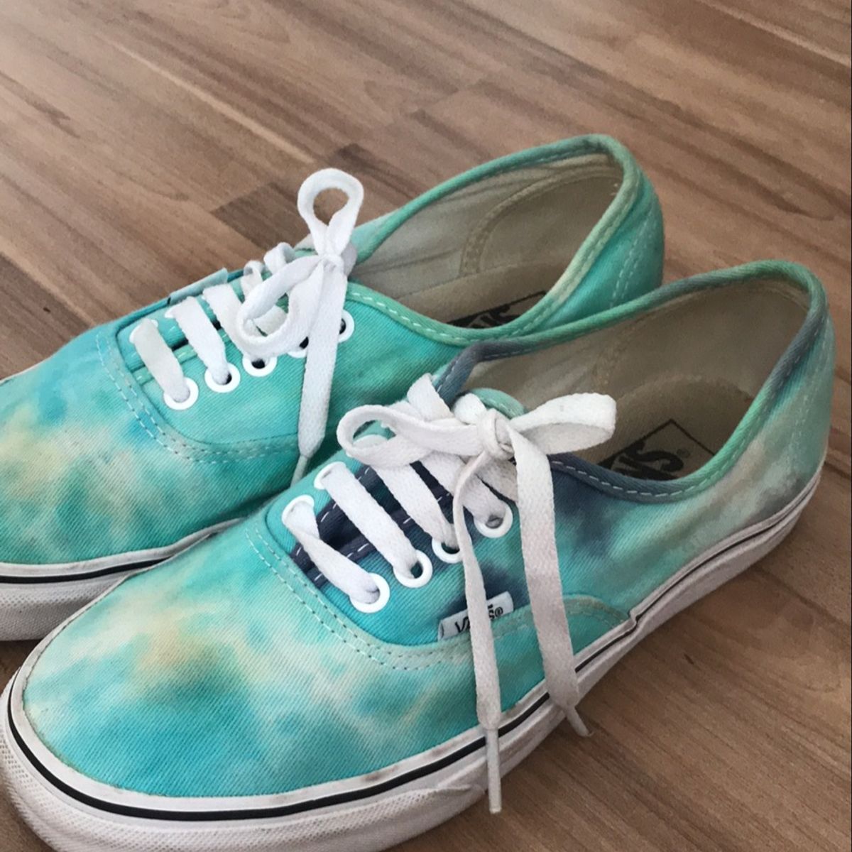 vans azul claro feminino