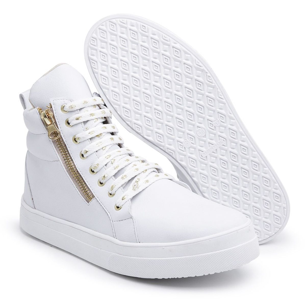 tenis cano alto feminino academia