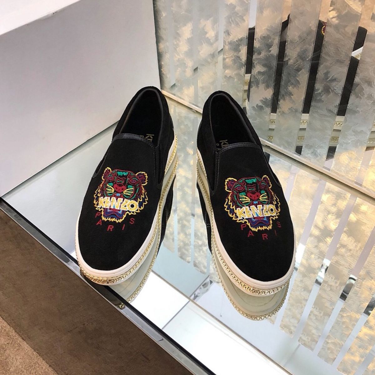 Kenzo slip on store sneakers