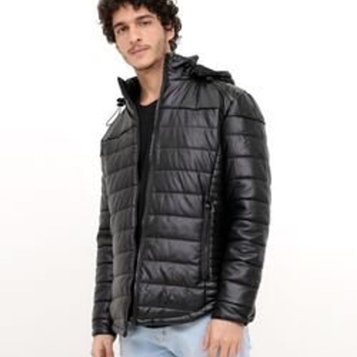jaqueta de couro hering