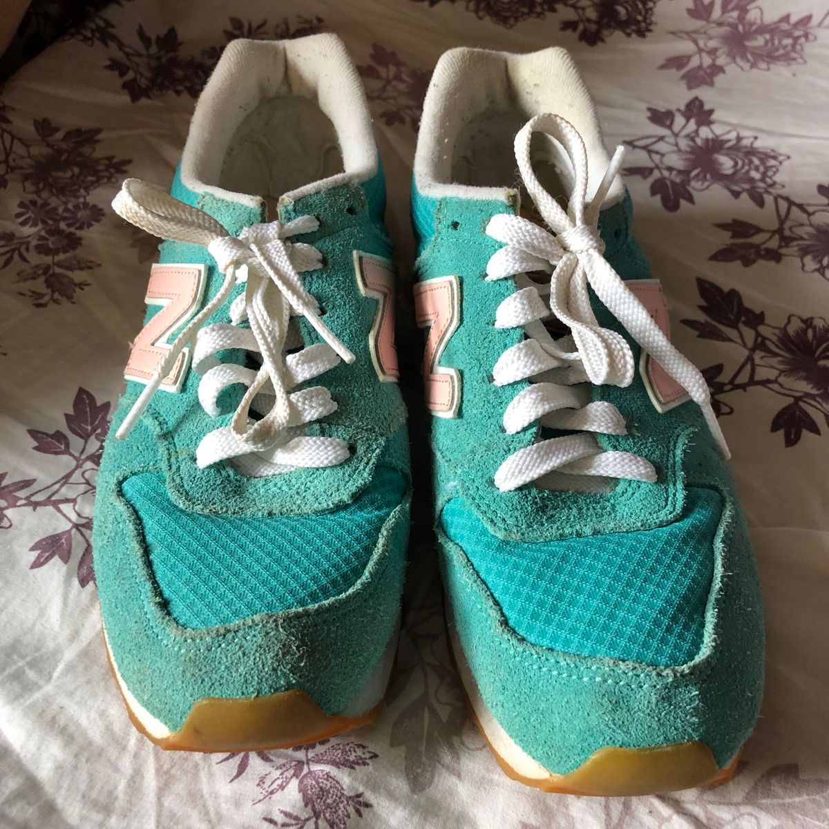 tenis new balance feminino verde agua