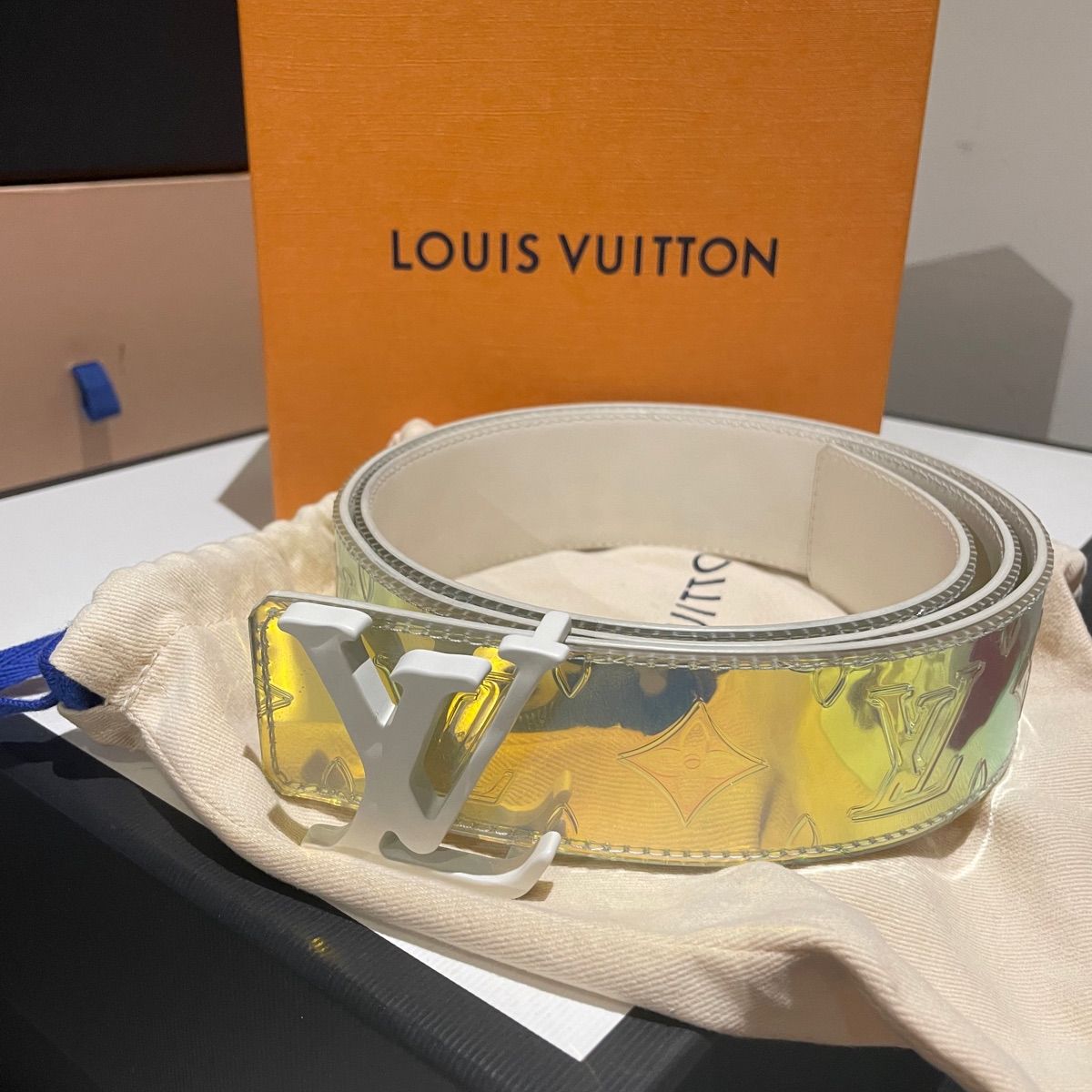 Cinto Louis Vuitton LV Monogram Prism