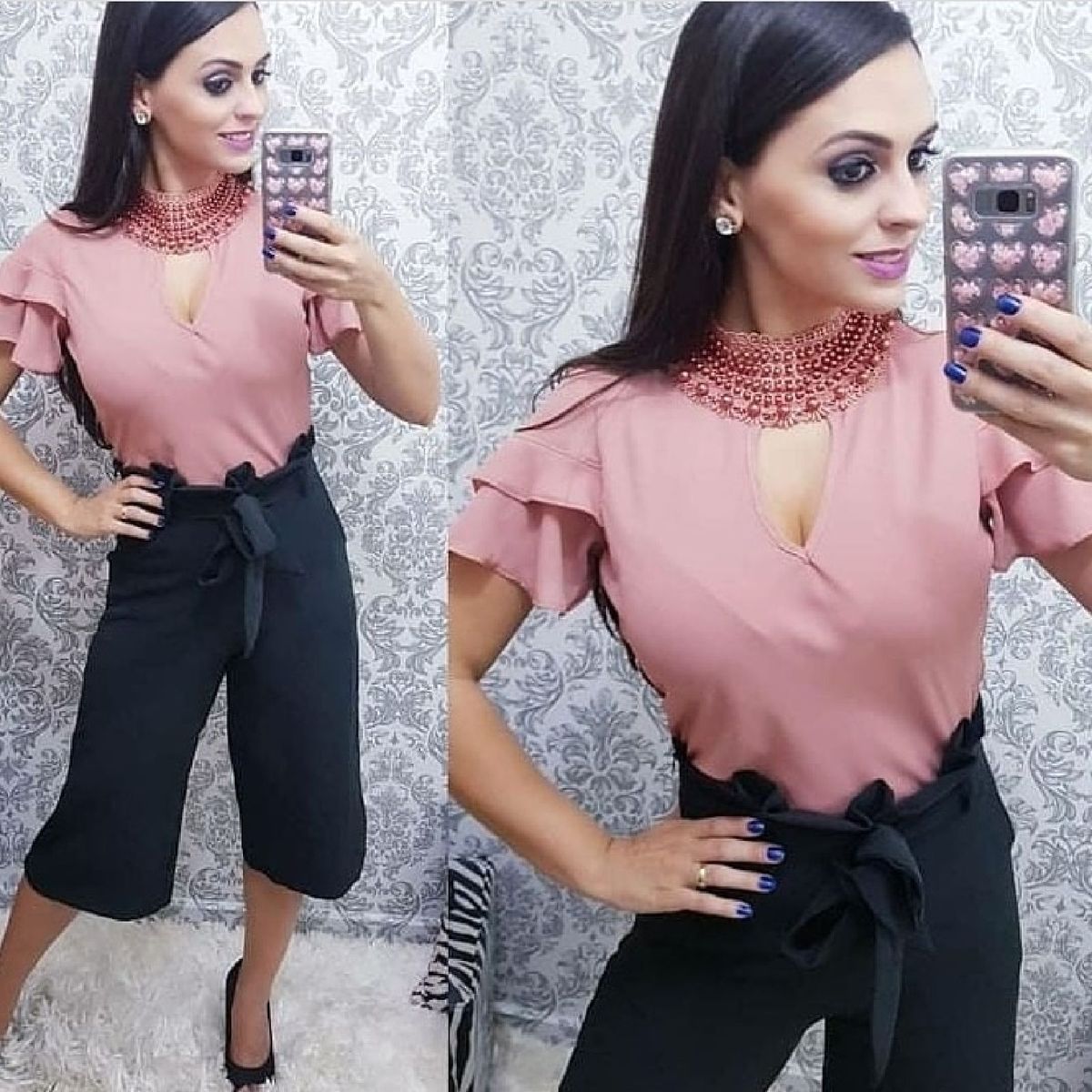 blusa feminina chique