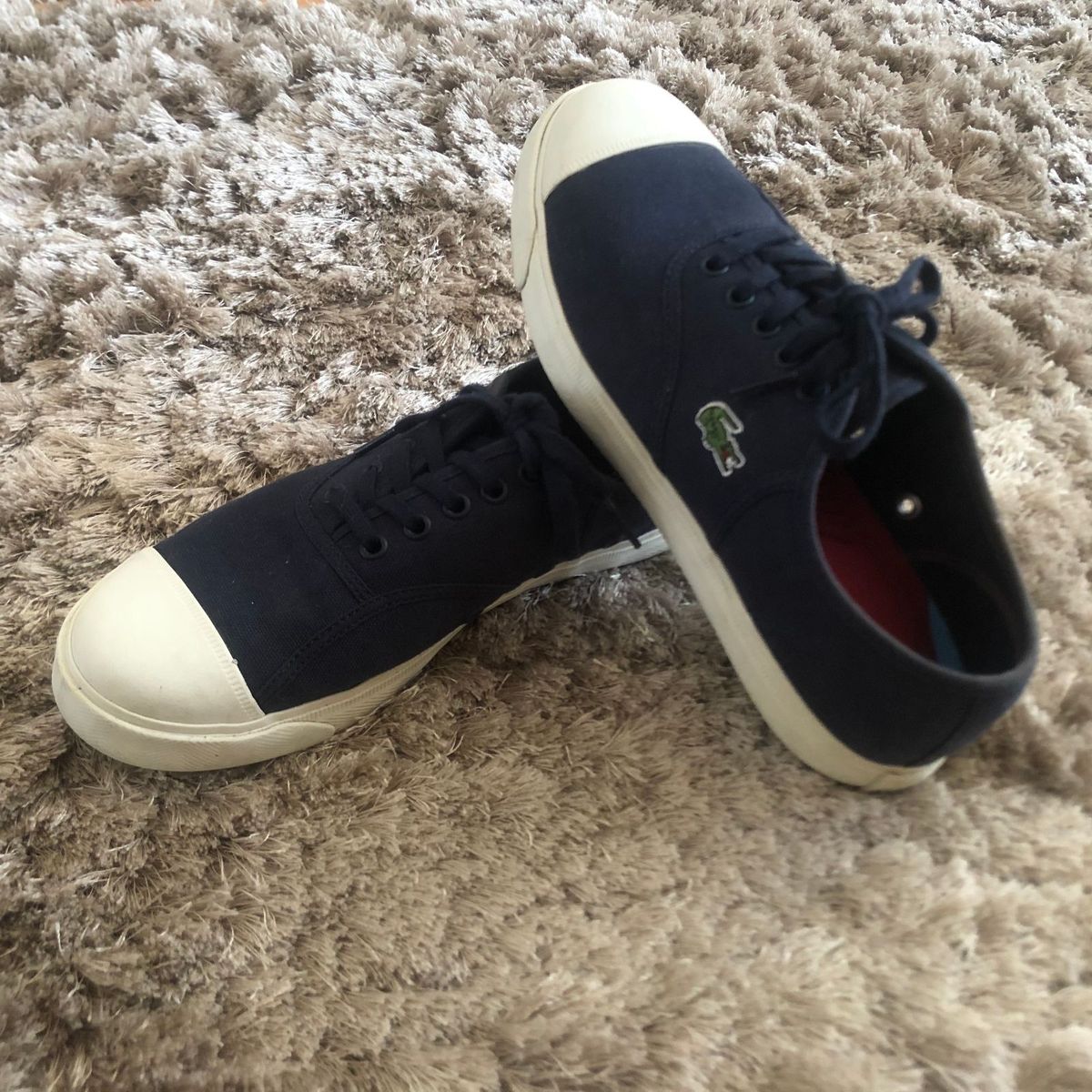tenis lacoste feminino azul marinho
