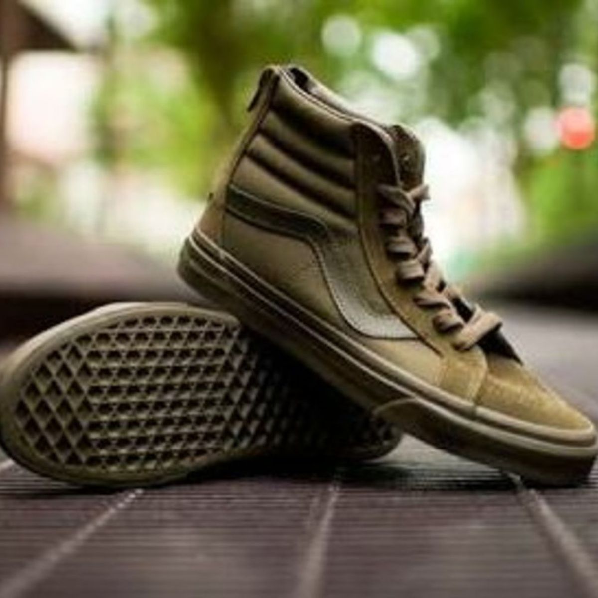 vans sk8 hi verde militar