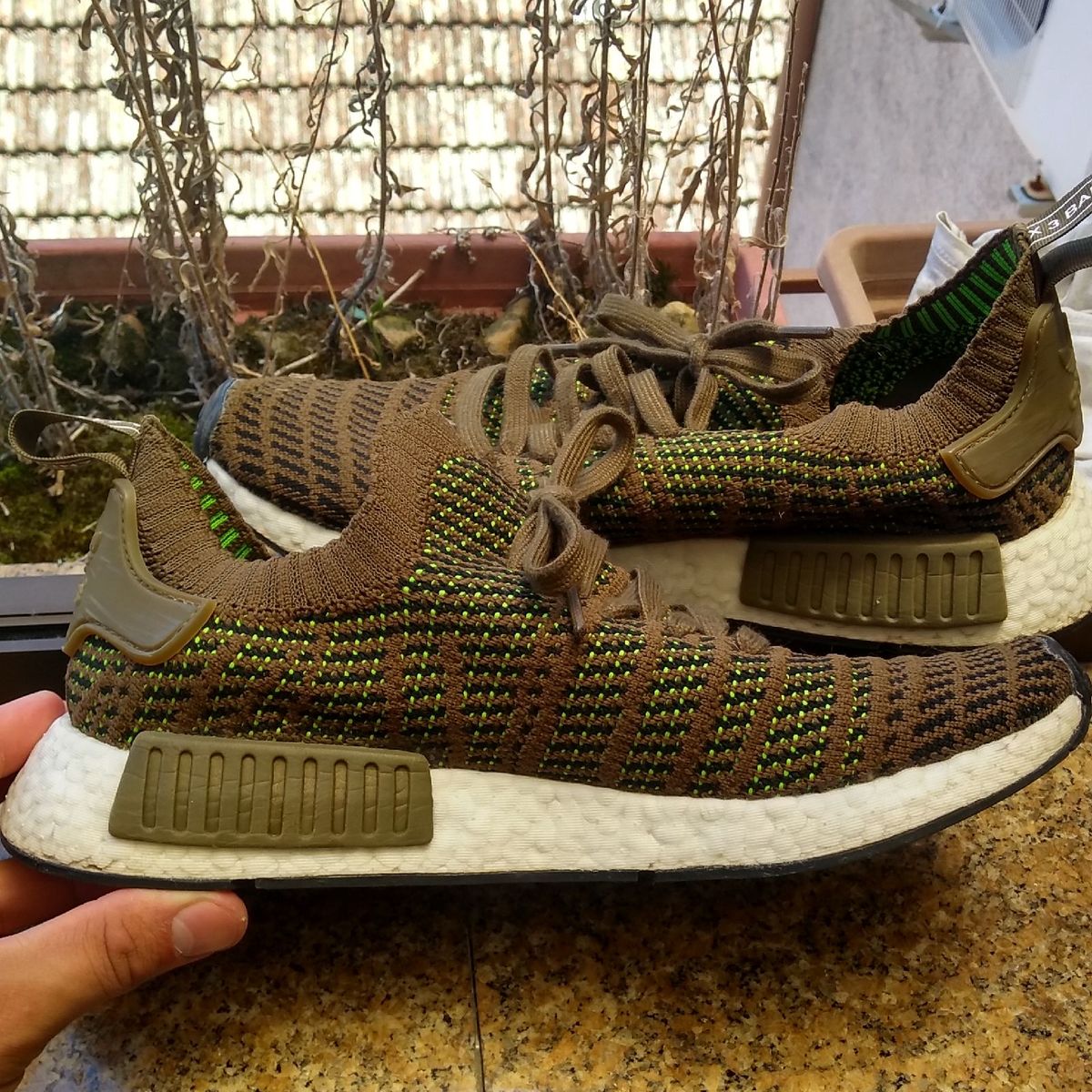 adidas nmd verde musgo