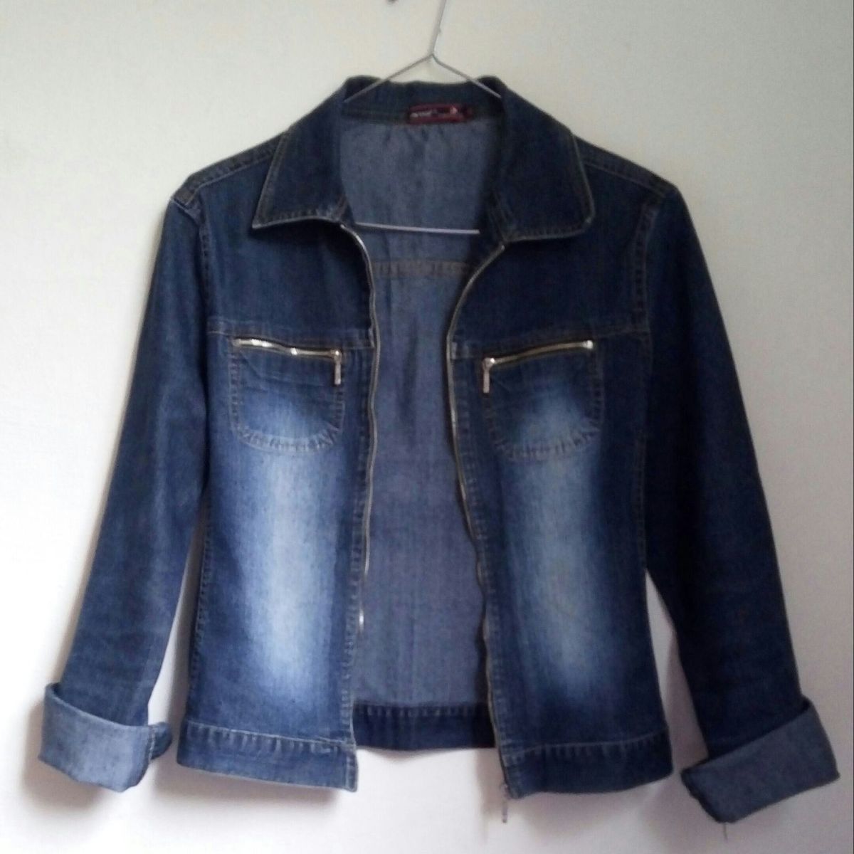 jaqueta jeans feminina patoge