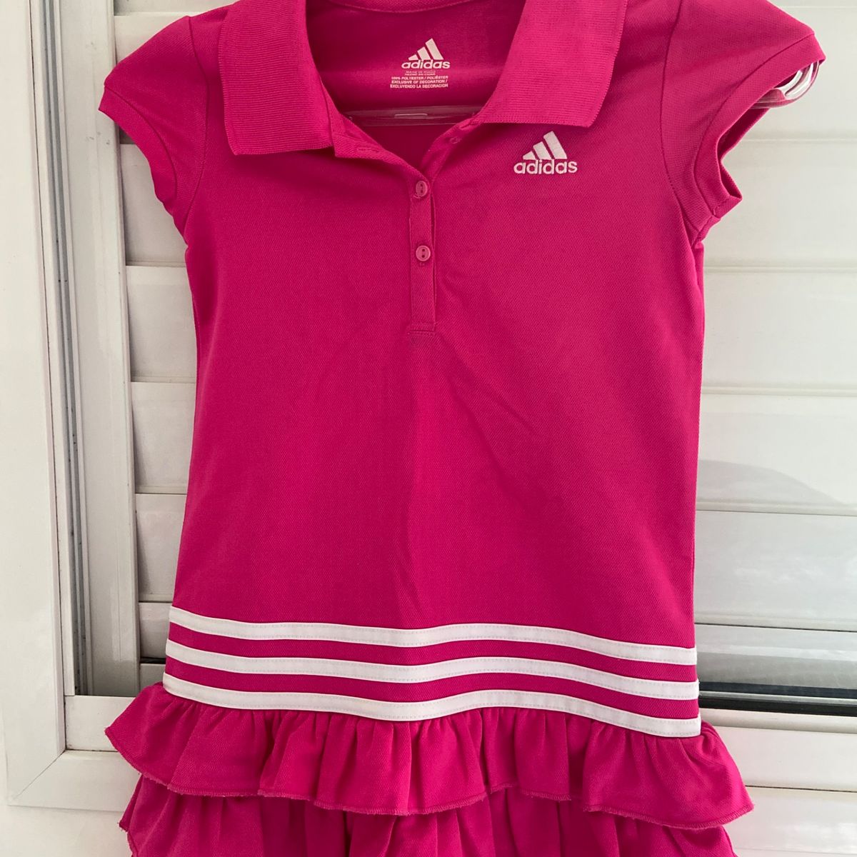 vestido infantil adidas