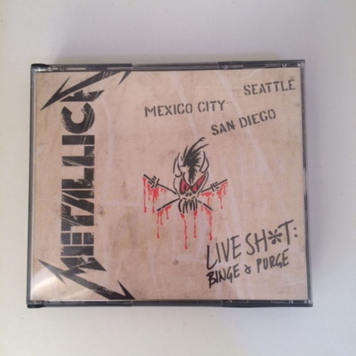 Cd Metallica Live Shit: Binge &Amp; Purge (3 Cds e 2 Dvds) | Item